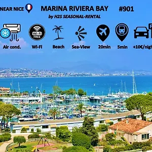 #901 Marina Riviera Bay - Vue Et Port Panoramique Appartement
